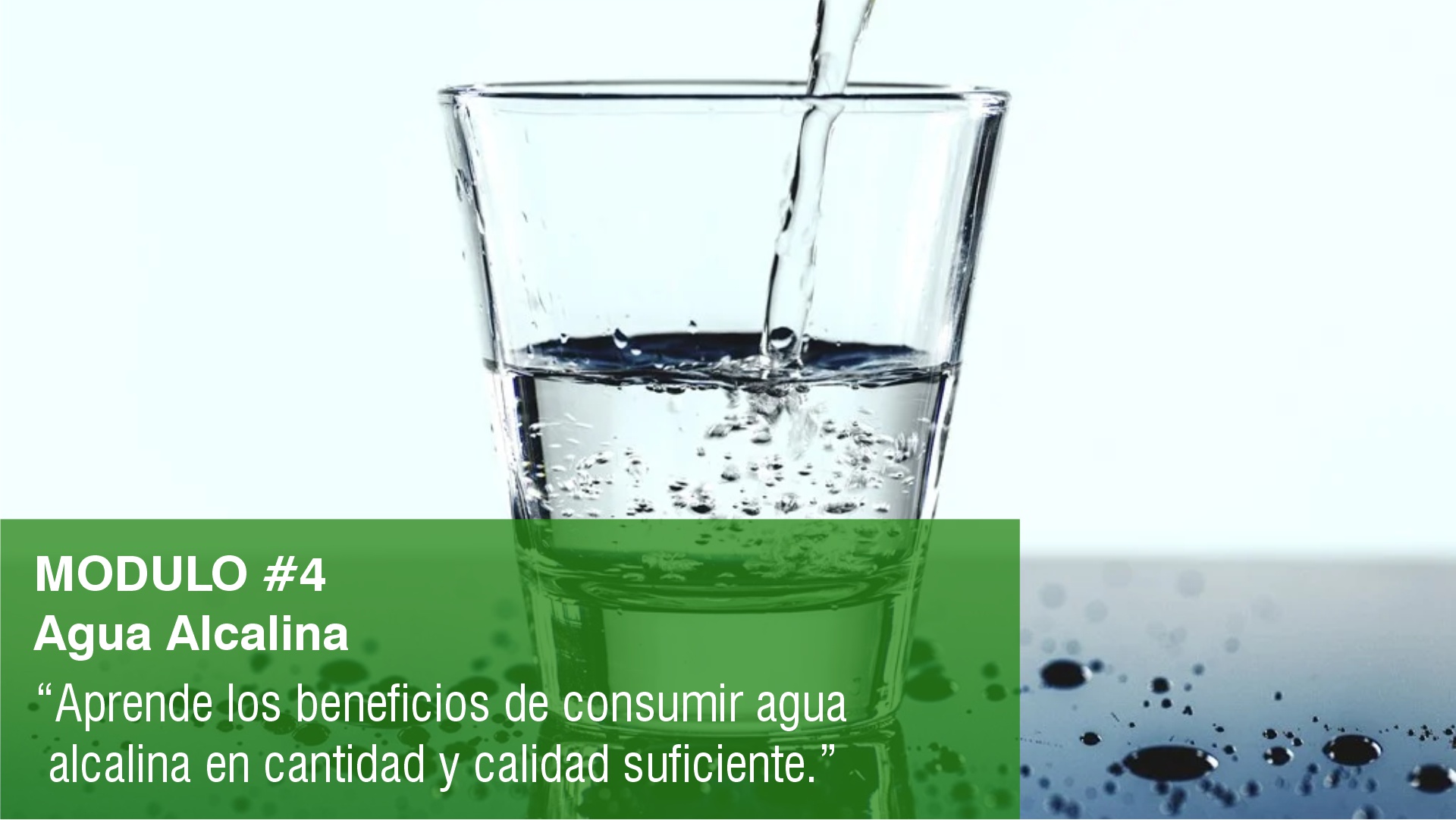 4.- Agua alcalina y antioxidante